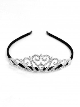 Rhinestone Tiara Hair Band 